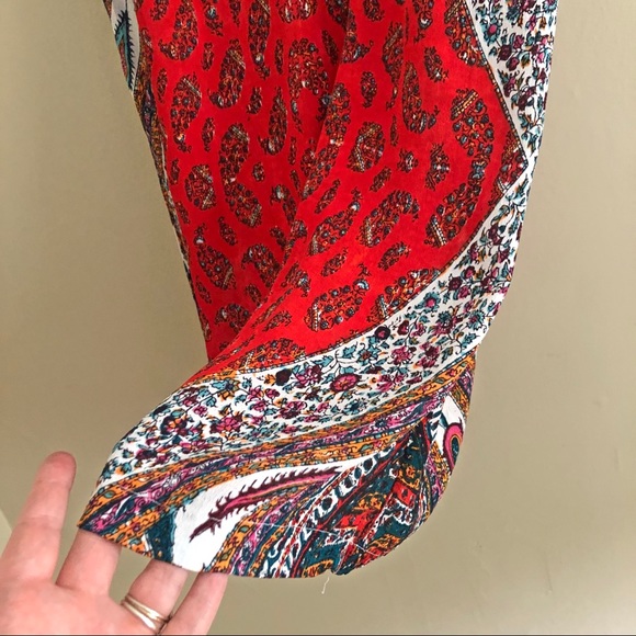 Boho Print Maxi Skirt w/ Pockets! - Picture 5 of 10